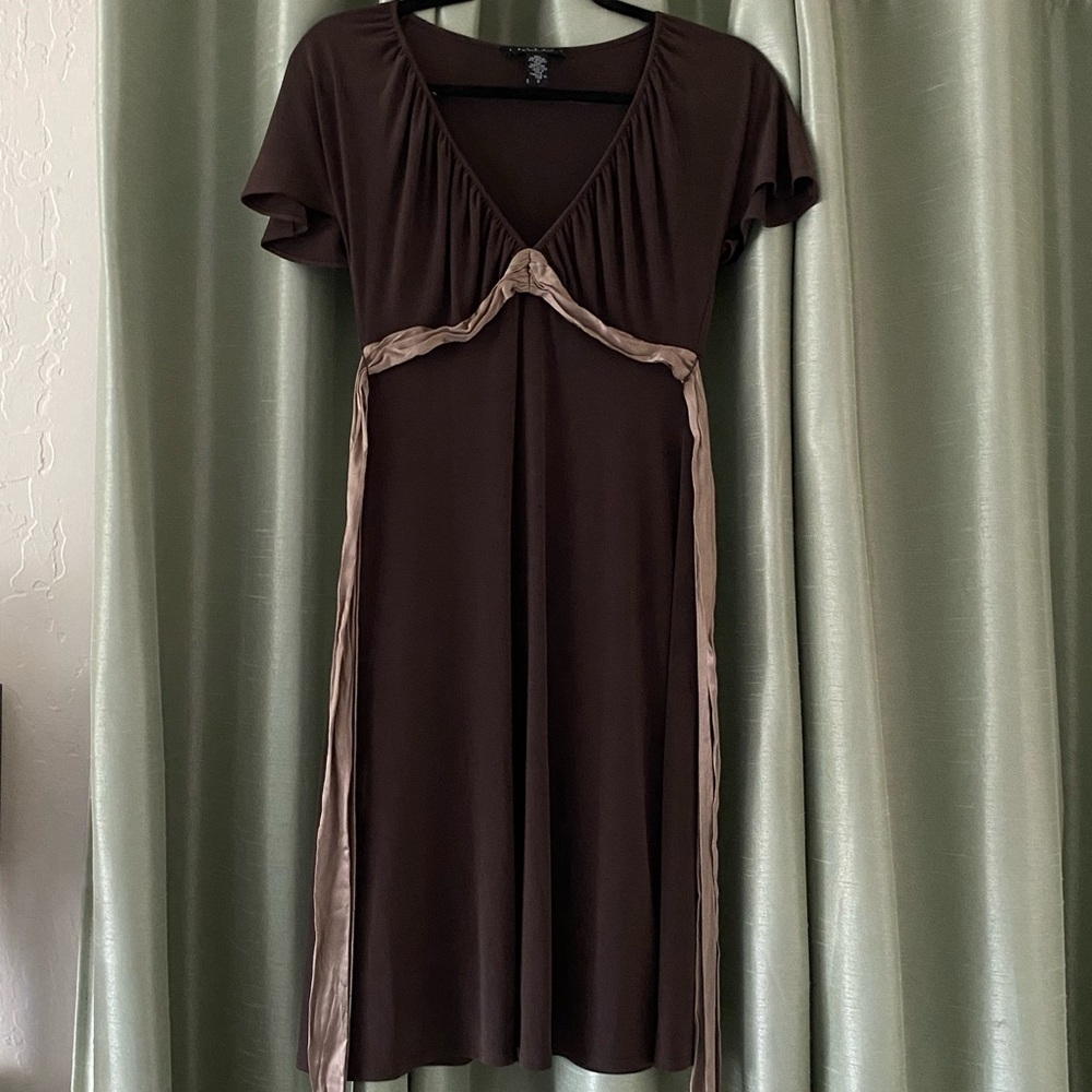 Laundry by Shelli Segal Brown Dress